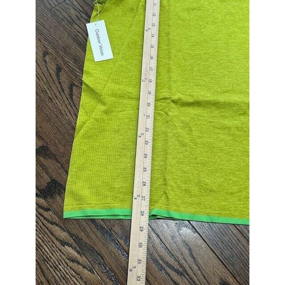 Outdoor Voices Pique Tank Top Seamless Sleeveless Lightweight Apple Green L NEW - Picture 2 of 9